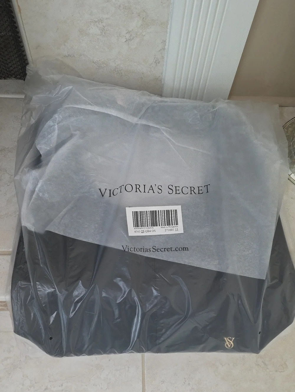 🌟🖤 VICTORIA'S SECRET Black Shoulder Tote Hobo Bag 🖤🌟